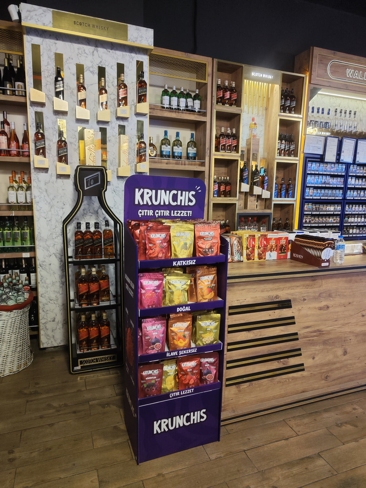 Krunchis ürün standı