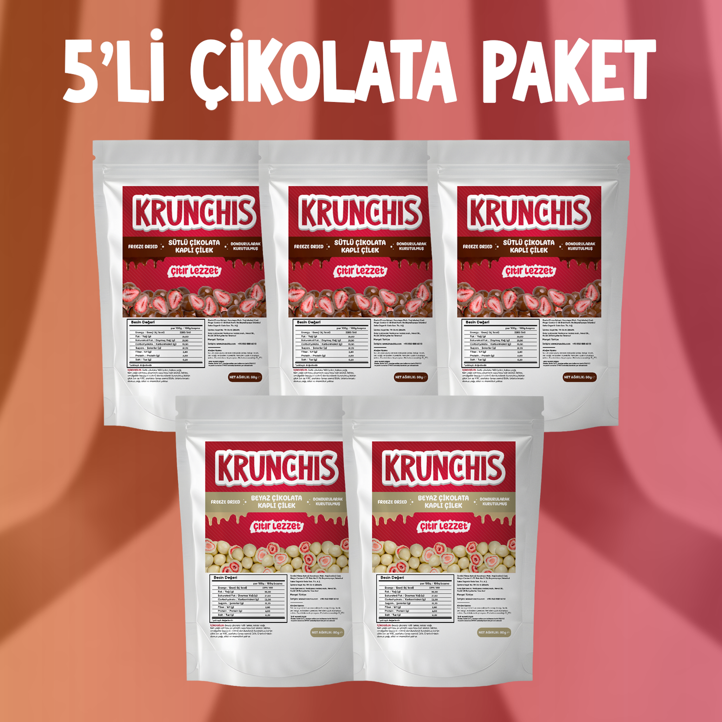 Çikolata Keyfi 5'li Paket